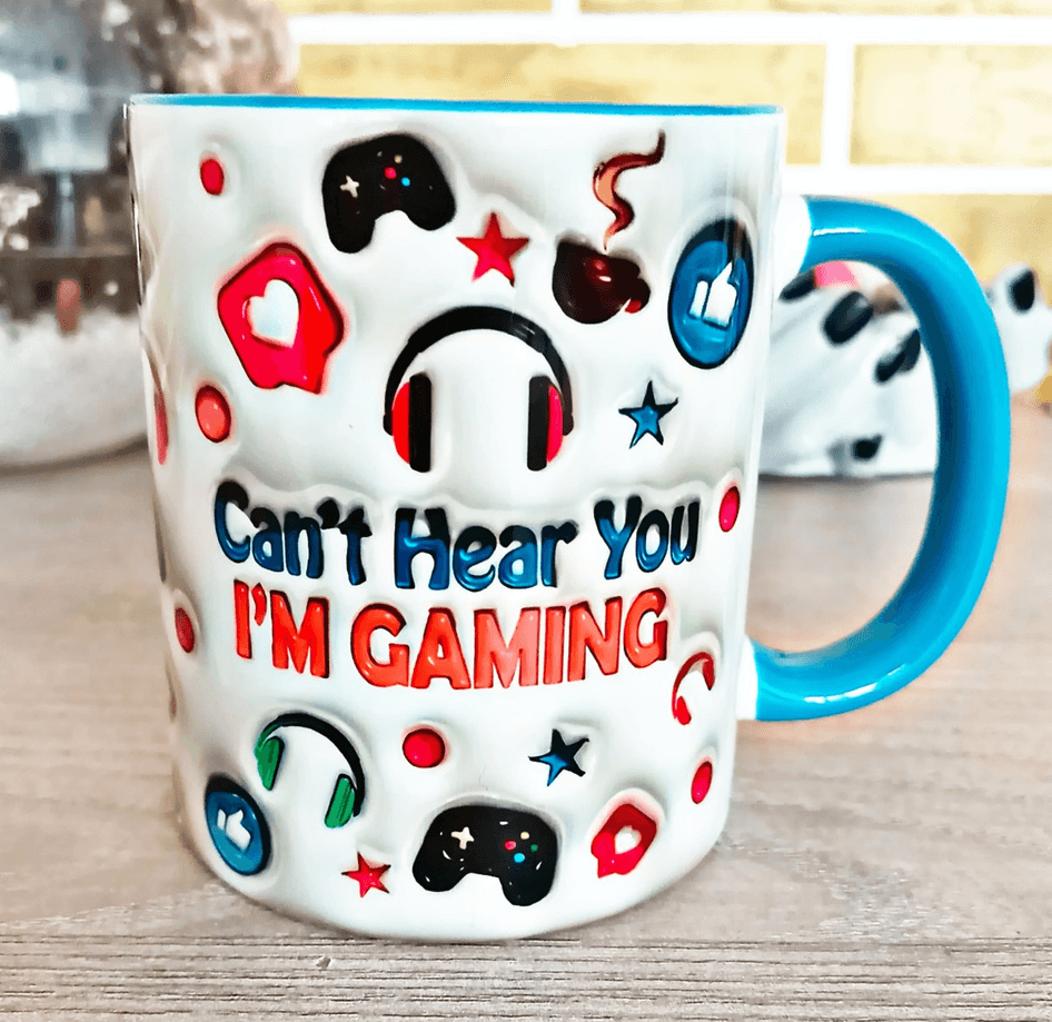 Gamer Lara Özel Büyük Boy Porselen Kupa