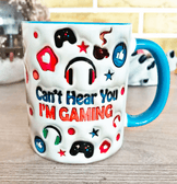 Gamer Lara Özel Büyük Boy Porselen Kupa