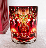 Noel baba vintage baskı büyük boy porselen kupa