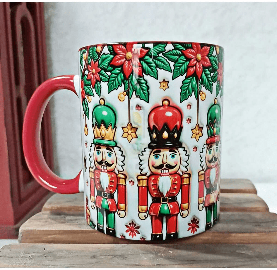 Yılbaşı özel görsel baskı kaliteli porselen Kupa