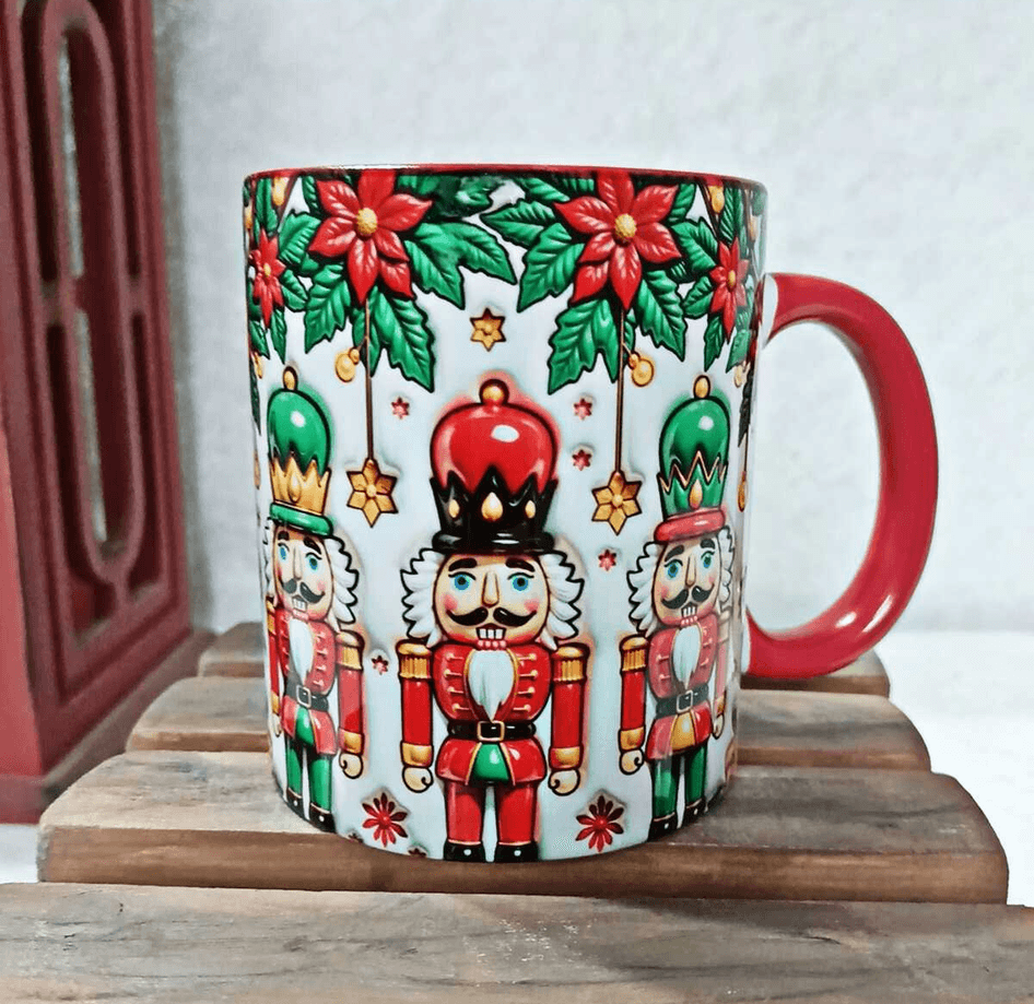 Yılbaşı özel görsel baskı kaliteli porselen Kupa