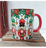 Yılbaşı özel görsel baskı kaliteli porselen Kupa