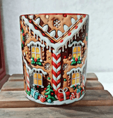 Yılbaşı özel 3D görsel baskı porselen Kupa