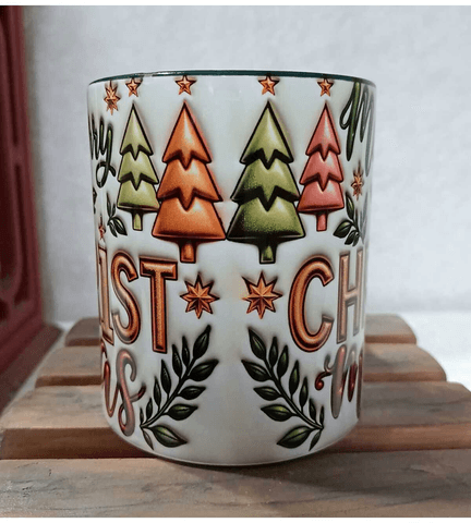 Yılbaşı özel görsel baskı kaliteli porselen Kupa