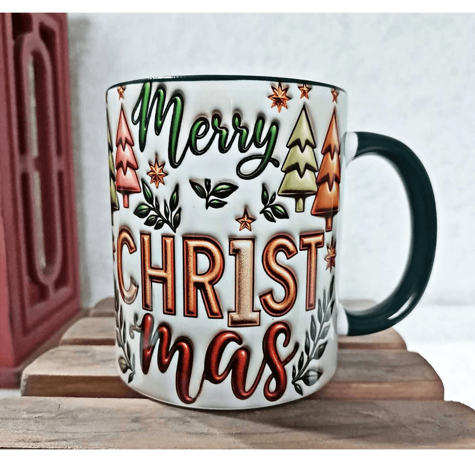 Yılbaşı özel görsel baskı kaliteli porselen Kupa