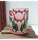 Noel Cat Yılbaşı Kişiselleştirilebilir Porselen Kupa