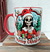 Skellington Yılbaşı Kişiselleştirilebilir Porselen Kupa