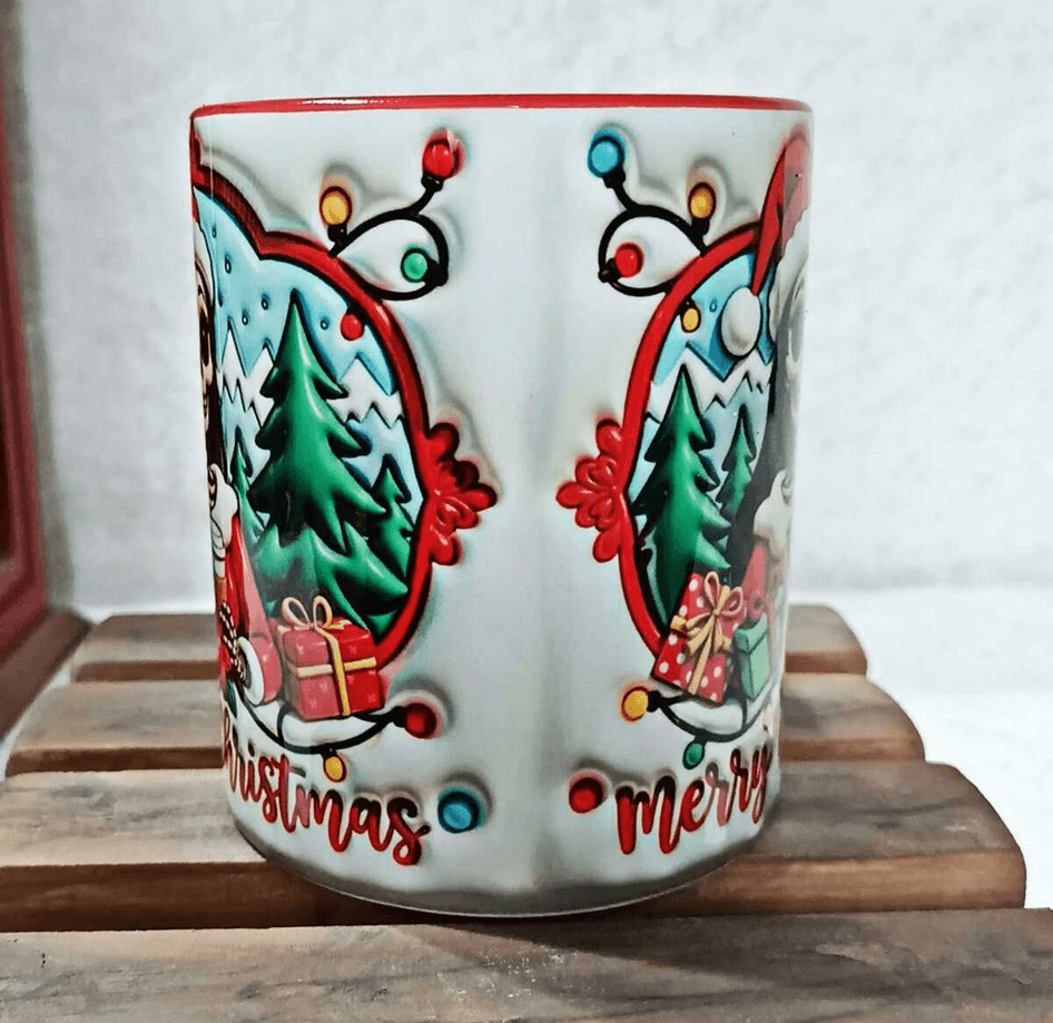 Skellington Yılbaşı Kişiselleştirilebilir Porselen Kupa