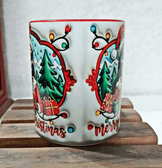 Skellington Yılbaşı Kişiselleştirilebilir Porselen Kupa