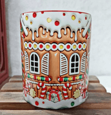 Kurabiye Ev Yılbaşı Kişiselleştirilebilir Porselen Kupa