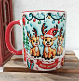 Kurabiye Çocuk Yılbaşı Kişiselleştirilebilir Porselen Kupa