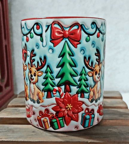 Kurabiye Çocuk Yılbaşı Kişiselleştirilebilir Porselen Kupa