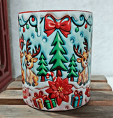 Kurabiye Çocuk Yılbaşı Kişiselleştirilebilir Porselen Kupa