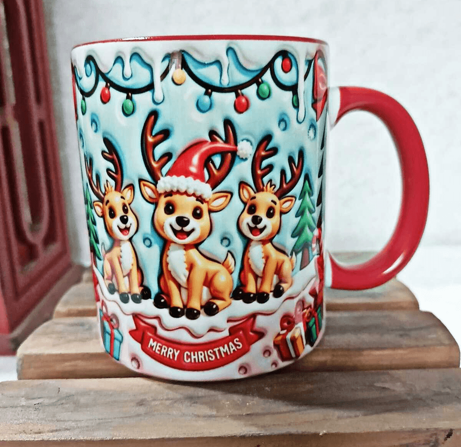 Kurabiye Çocuk Yılbaşı Kişiselleştirilebilir Porselen Kupa