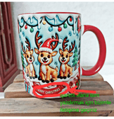 Kurabiye Çocuk Yılbaşı Kişiselleştirilebilir Porselen Kupa