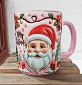 Noel Baba Yılbaşı Kişiselleştirilebilir Porselen Kupa