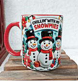 Kardan Adam Yılbaşı Kişiselleştirilebilir Porselen Kupa