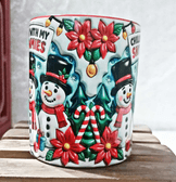 Kardan Adam Yılbaşı Kişiselleştirilebilir Porselen Kupa