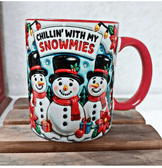 Kardan Adam Yılbaşı Kişiselleştirilebilir Porselen Kupa