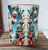 Noel Baba Yılbaşı Kişiselleştirilebilir Porselen Kupa