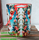 Noel Baba Yılbaşı Kişiselleştirilebilir Porselen Kupa