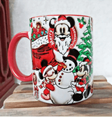 Mickey Yılbaşı Kişiselleştirilebilir Porselen Kupa