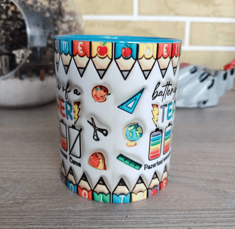 Öğretmenler günü özel tasarım porselen kupa