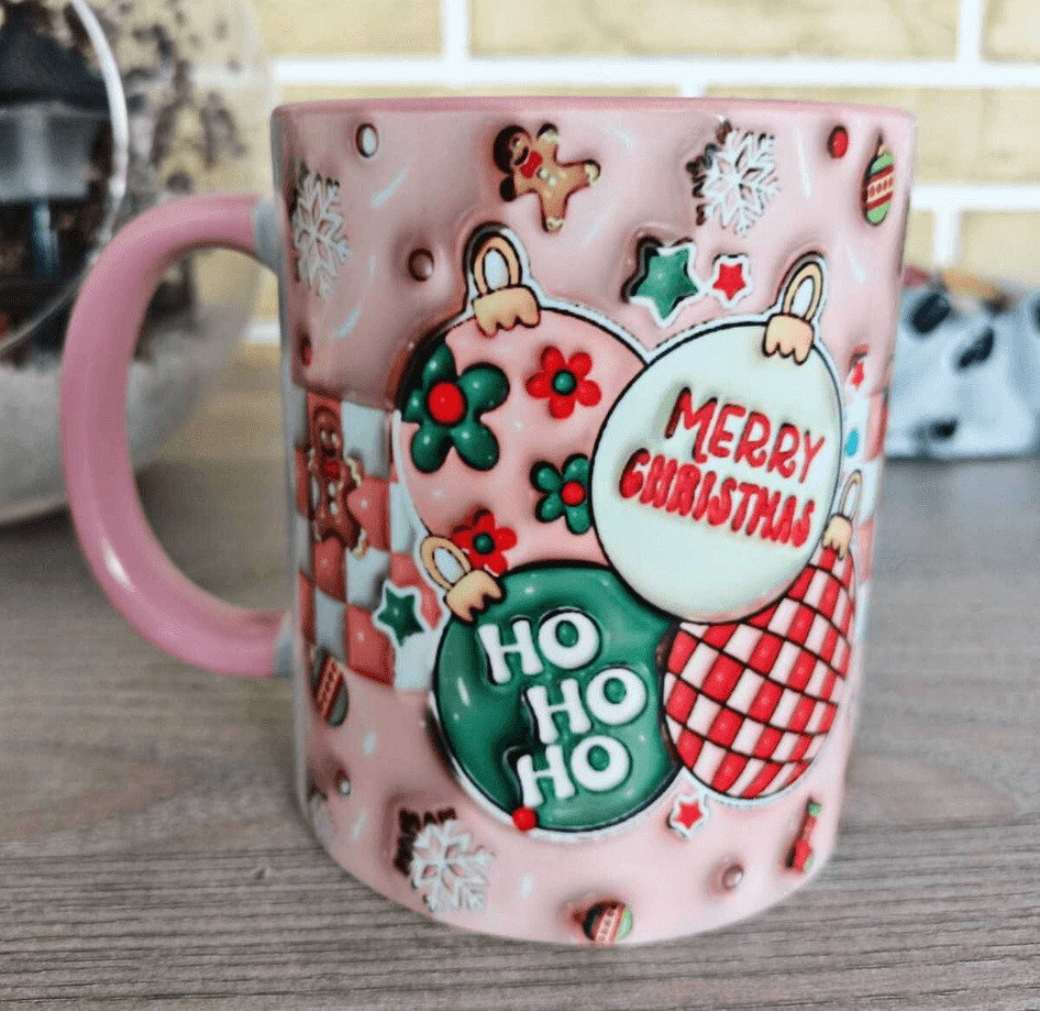 Yılbaşı özel tasarım porselen hediyelik kupa