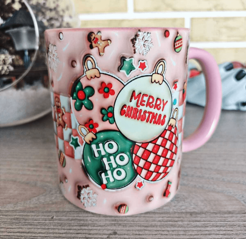 Yılbaşı özel tasarım porselen hediyelik kupa