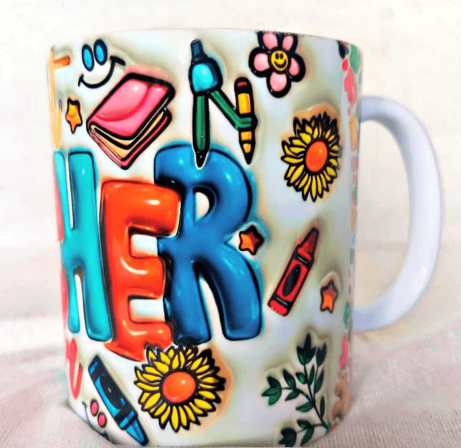 Öğretmenler günü özel tasarım porselen kupa