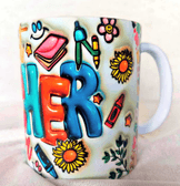 Öğretmenler günü özel tasarım porselen kupa