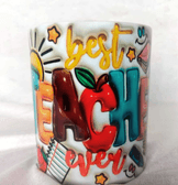 Öğretmenler günü özel tasarım porselen kupa