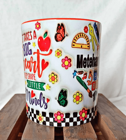 Öğretmenler günü özel isim yazılabilir porselen kupa