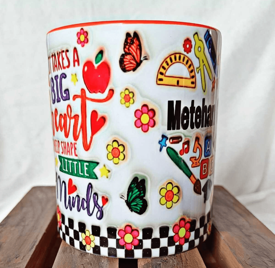 Öğretmenler günü özel isim yazılabilir porselen kupa