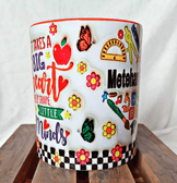 Öğretmenler günü özel isim yazılabilir porselen kupa