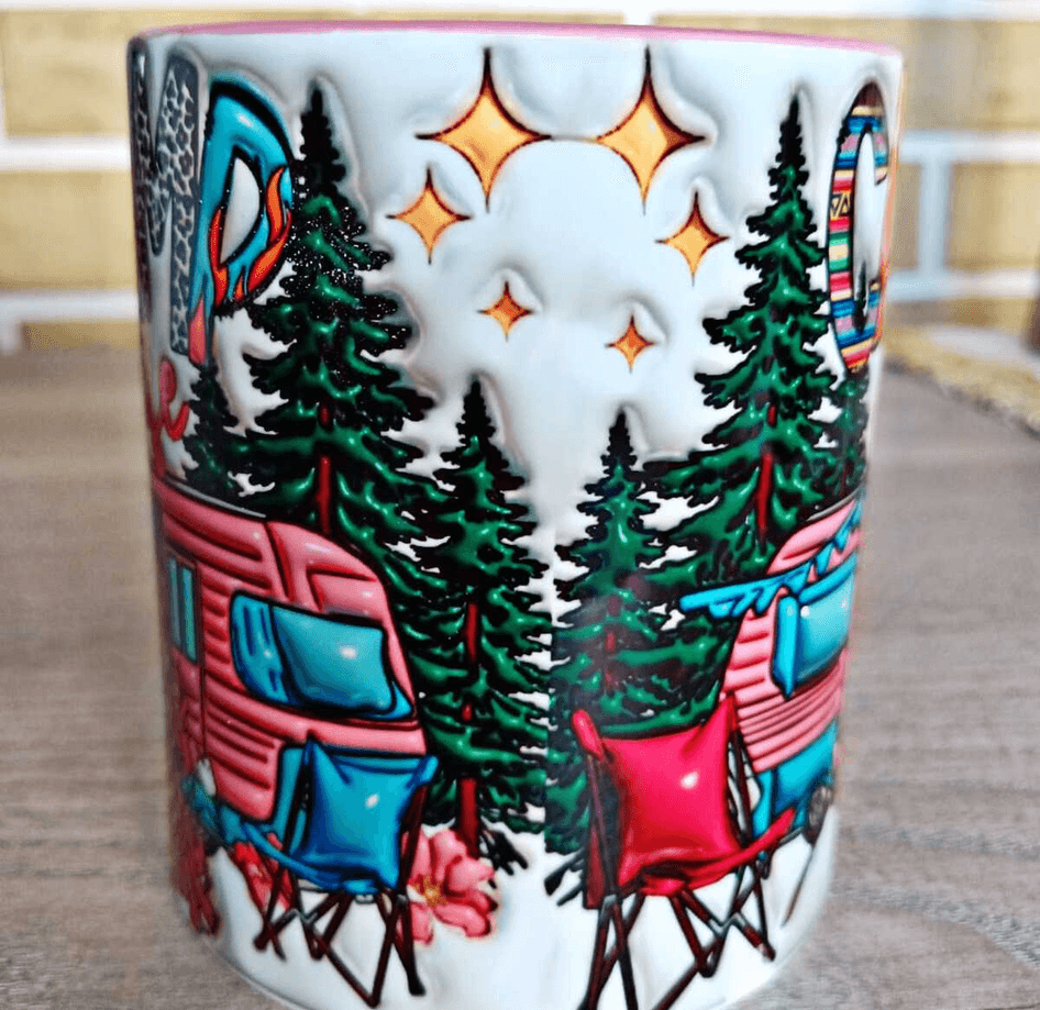 Kış Kampı Porselen Kupa