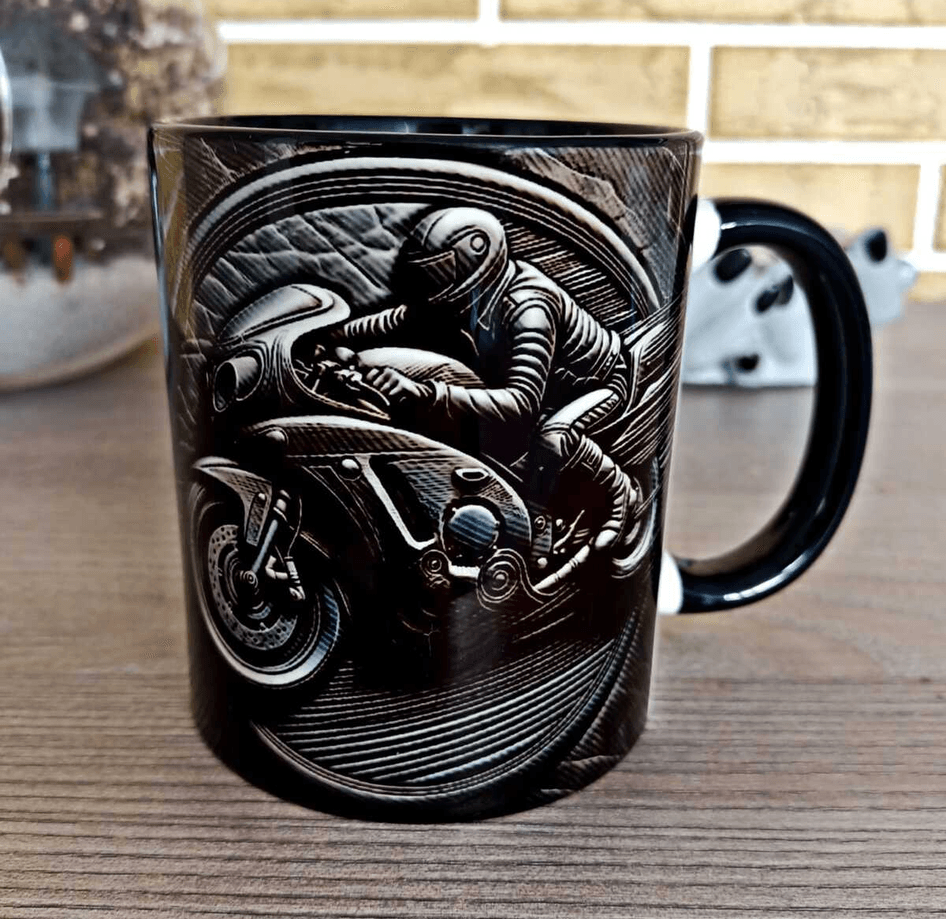 Motor Tutkunlarına Özel Porselen Kupa