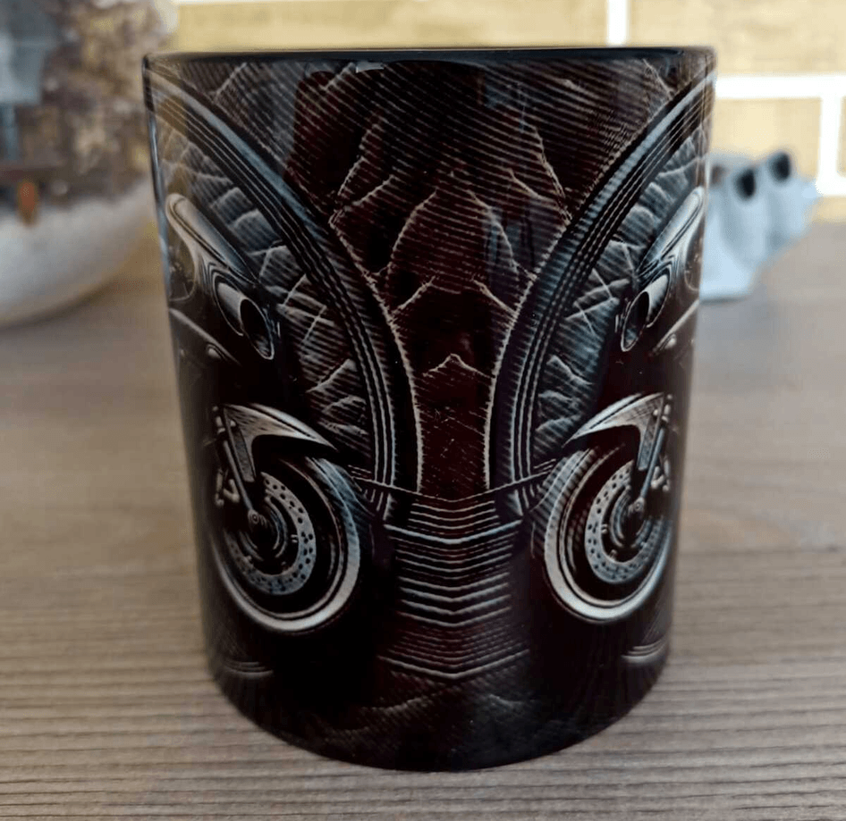 Motor Tutkunlarına Özel Porselen Kupa