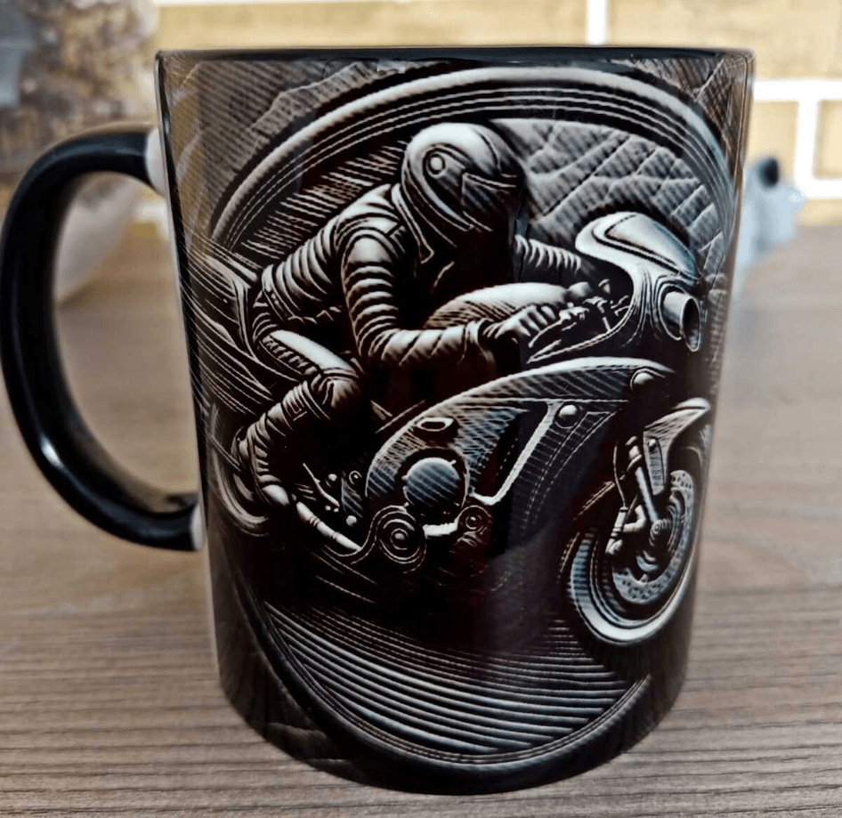 Motor Tutkunlarına Özel Porselen Kupa