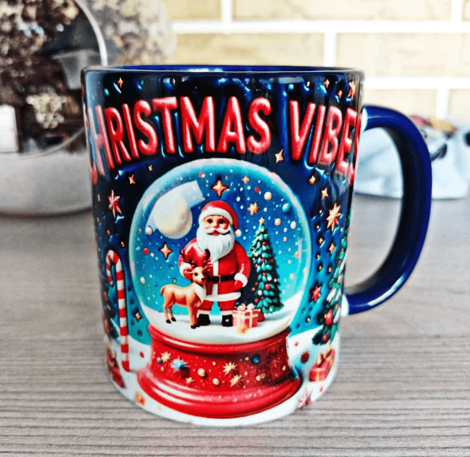 Yılbaşı Kar Küresi Porselen Kupa