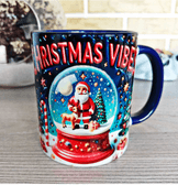 Yılbaşı Kar Küresi Porselen Kupa