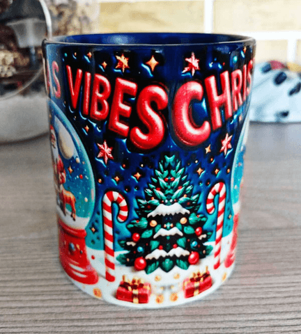 Yılbaşı Kar Küresi Porselen Kupa