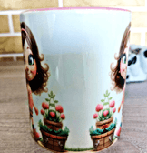 Sevimli hediyelik eğlenceli porselen kupa