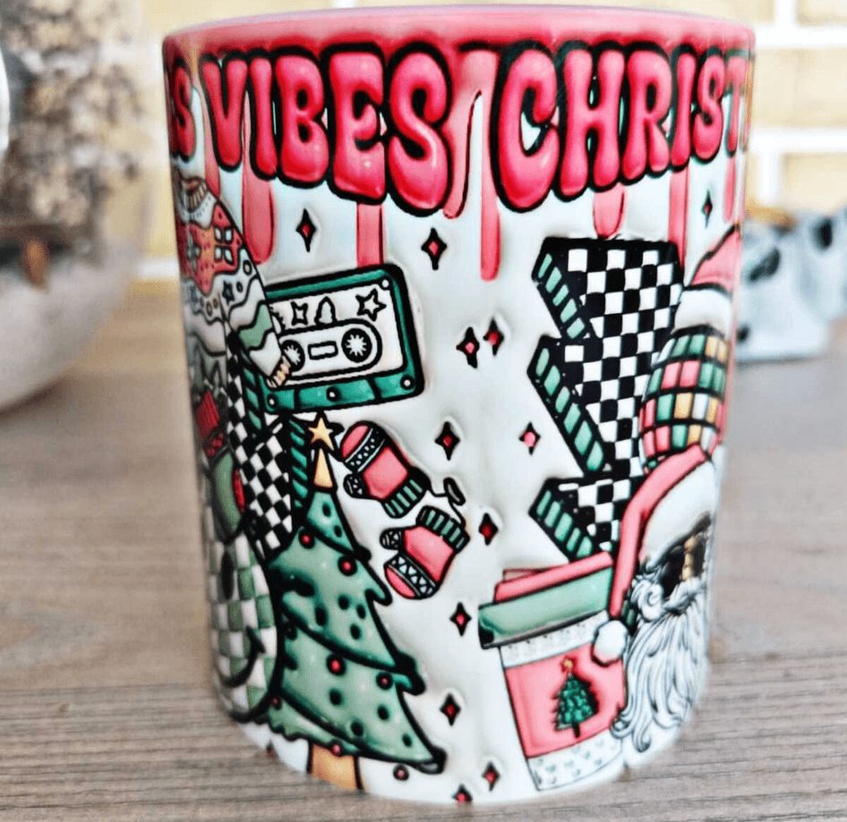 Christmas Vibes Porselen Kupa
