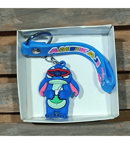 Stitch md6 silikon lüks anahtarlık çanta aksesuar