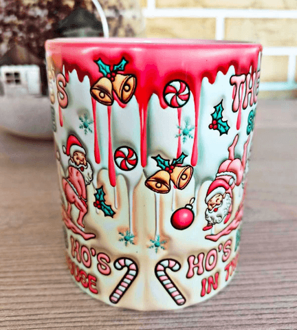 Çılgın Noel Baba Porselen Kupa