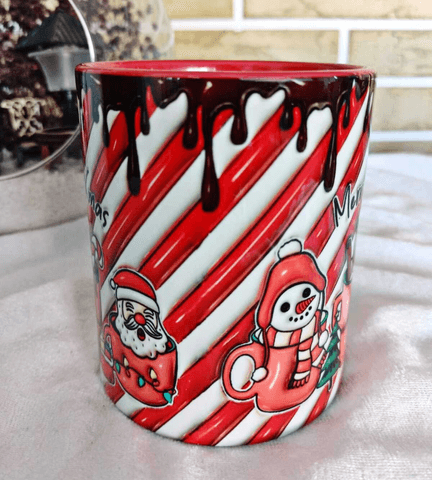 Merry Xmas Porselen Yılbaşı Kupası