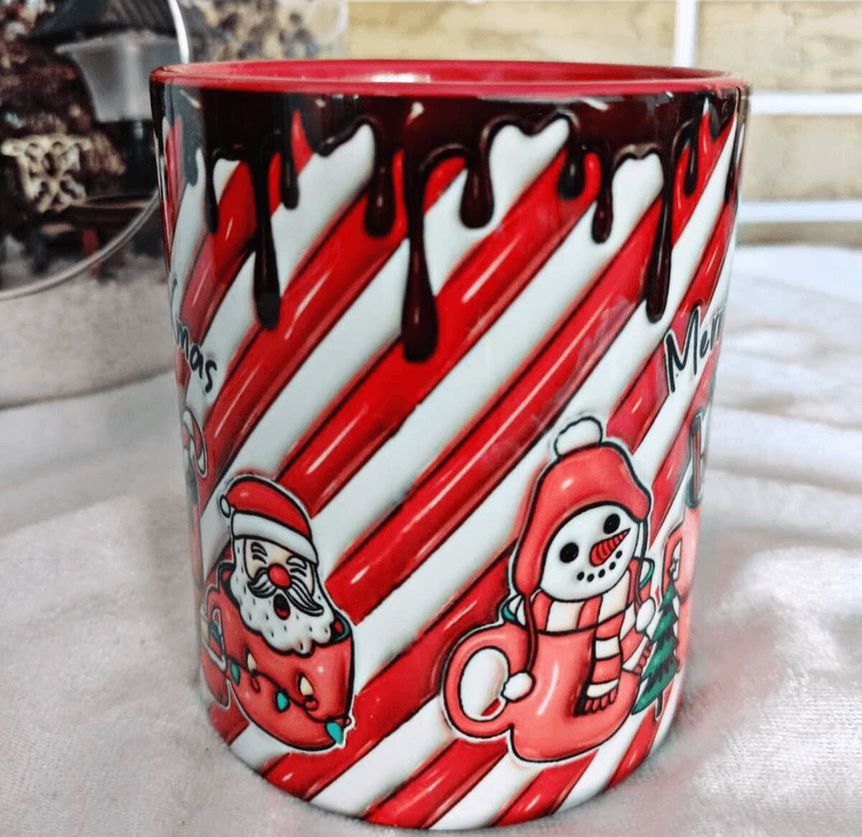 Merry Xmas Porselen Yılbaşı Kupası