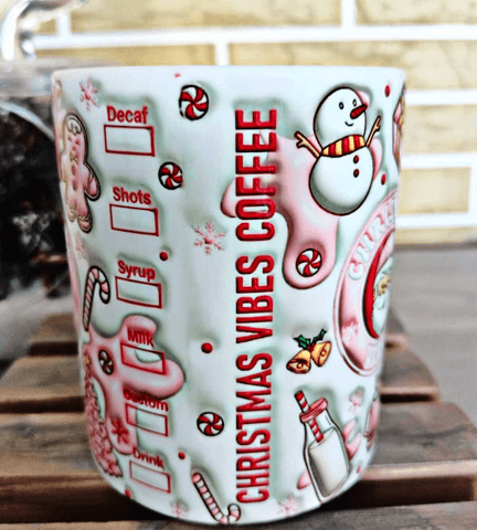 Christmas Vibes Porselen Kupa