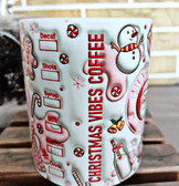 Christmas Vibes Porselen Kupa